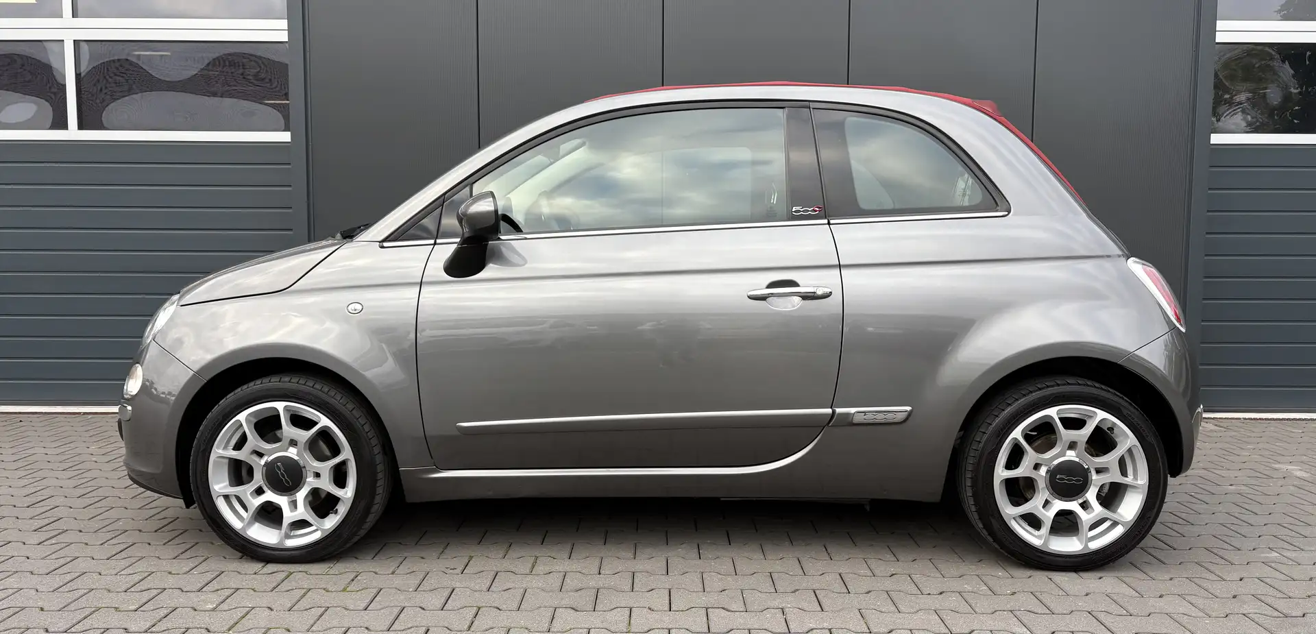 Fiat 500C 500C Lounge Faltdach Klima Sitzheizung PDC Grau - 2