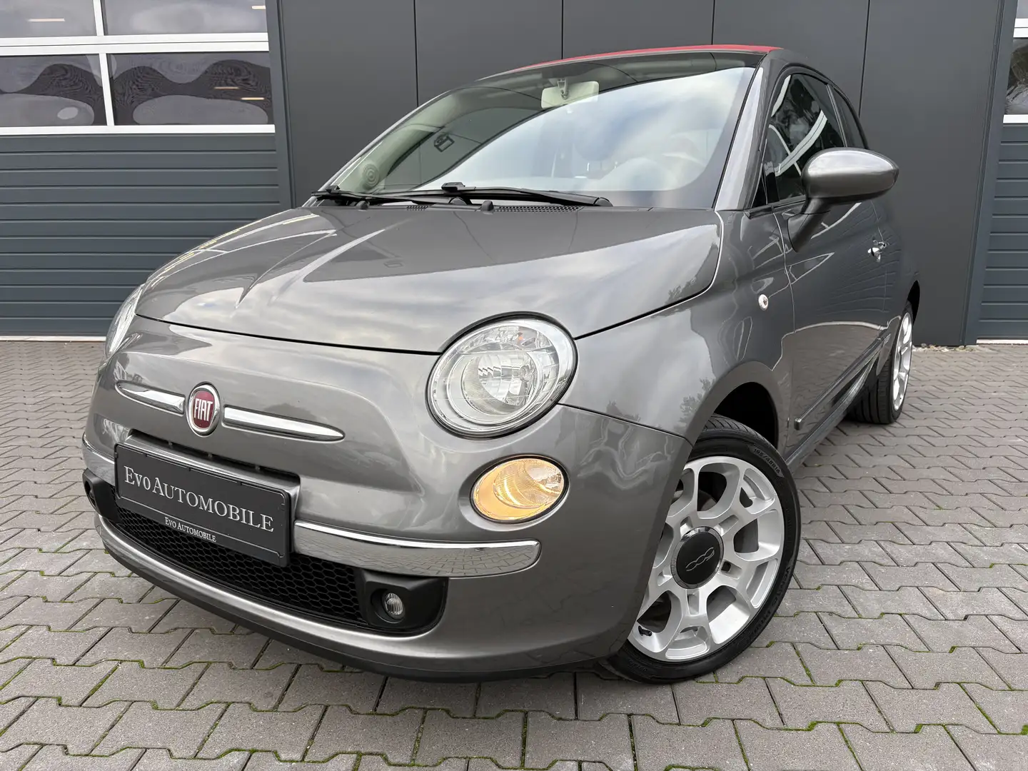Fiat 500C 500C Lounge Faltdach Klima Sitzheizung PDC Grau - 1