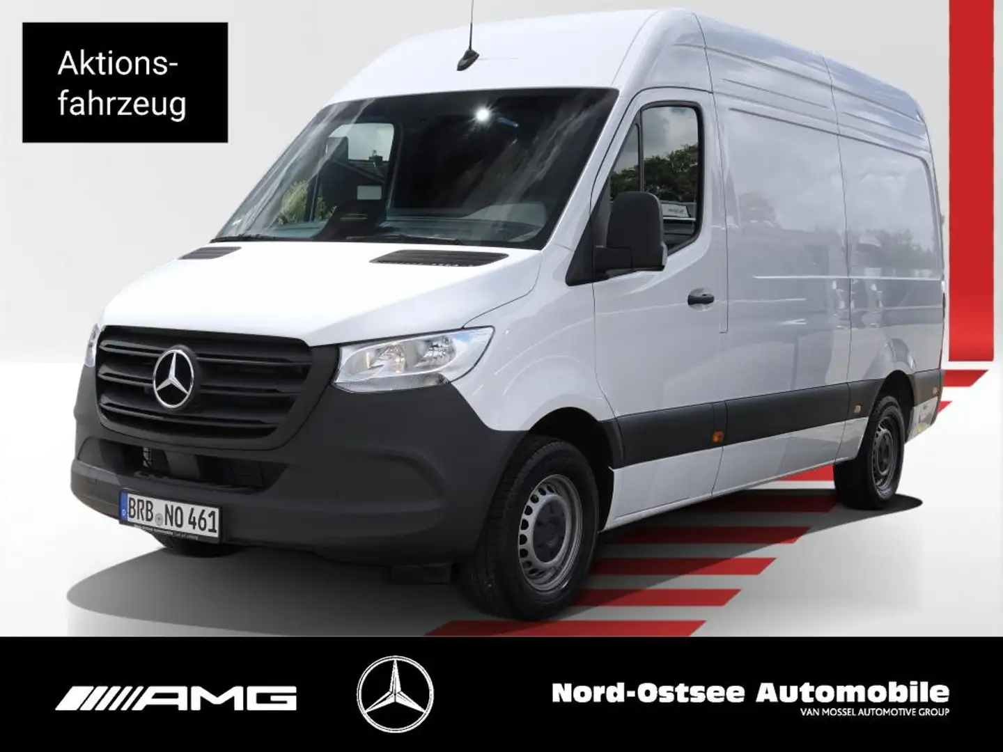 Mercedes-Benz Sprinter 317 KASTEN L2H2 KLIMA+LKAMERA+AHK3,5t++ Blanc - 1