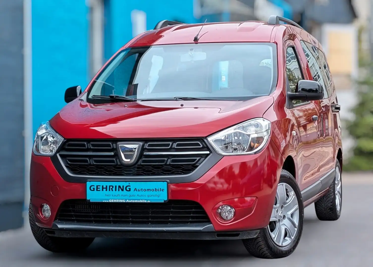 Dacia Dokker Comf 1.3TCe Klima AHK 42TKm Allwetter 1A Rood - 1