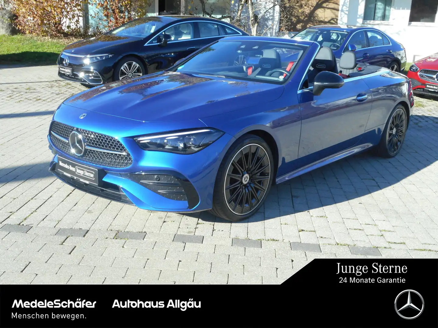 Mercedes-Benz CLE 450 CLE 450 4M AMG Night 20" Sitzklima AHK 360 NP105 Bleu - 1