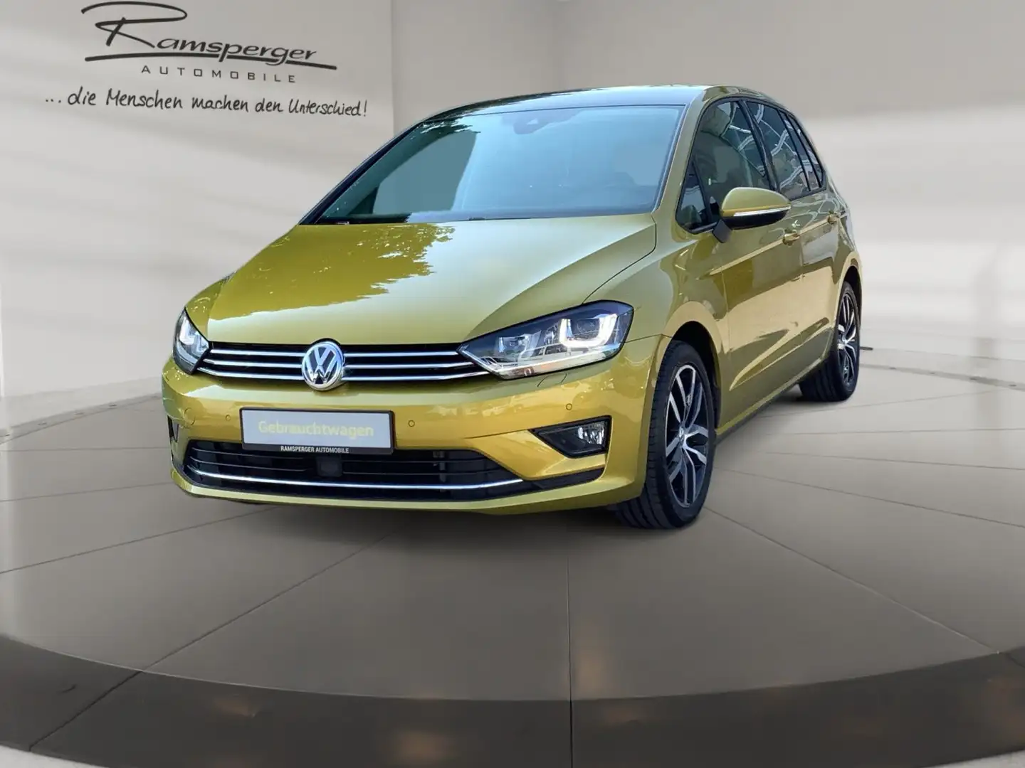Volkswagen Golf Sportsvan 1.4 TSI Sound AHK ACC Xenon APP P Gelb - 2
