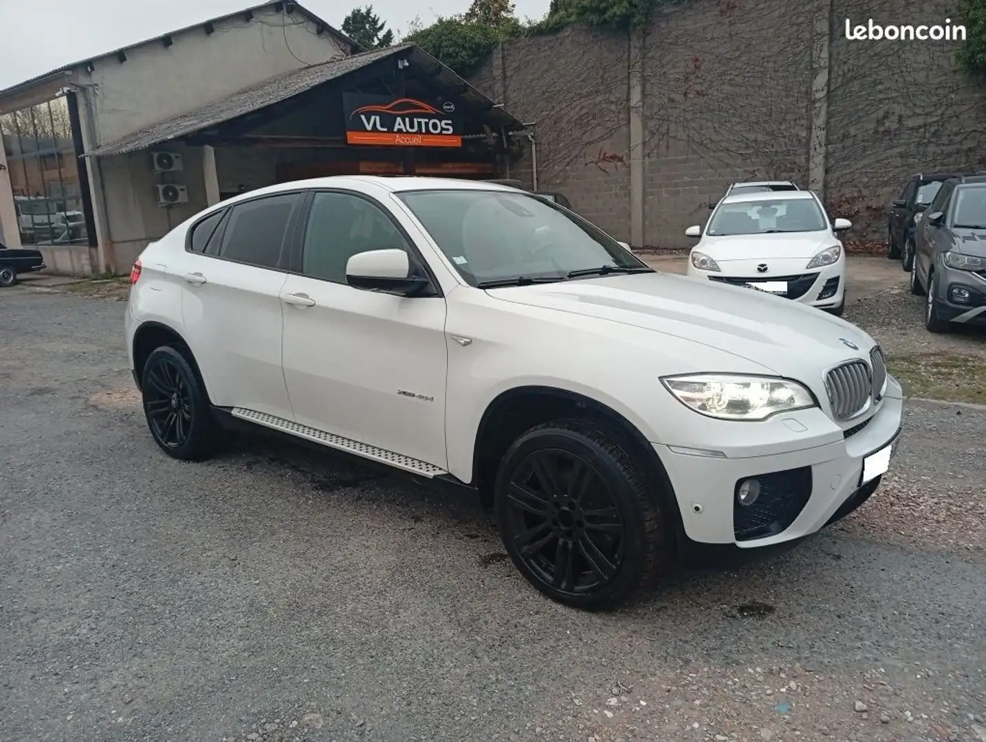 BMW X6 40d 306 cv Pack M Année 2012 Blanc - 1