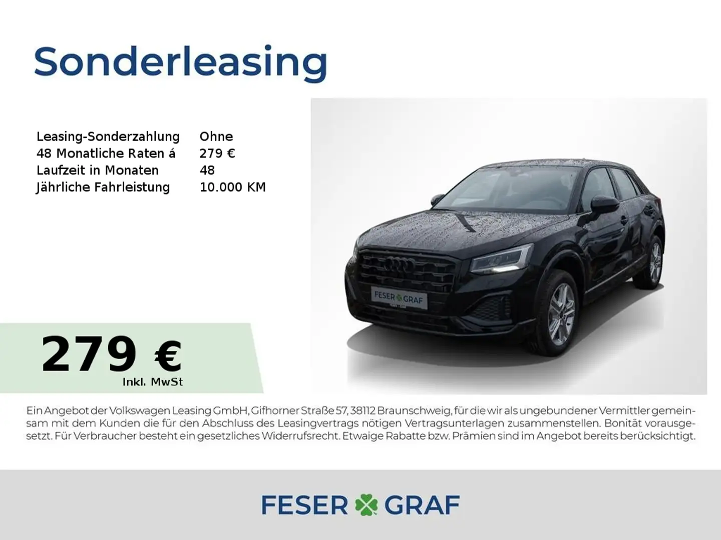 Audi Q2 35 TFSI S tronic AKTION verfügbar ab 12.2025 Noir - 1