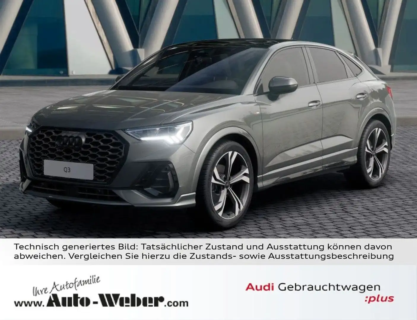 Audi Q3 Sportback 35TFSI S LINE 6-Gang PANO SONOS VC Grau - 1
