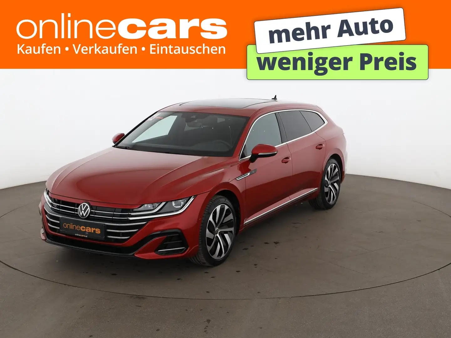 Volkswagen Arteon SB 1.4 TSI R-Line Aut LED STANDHZG SKY AHK Rot - 1