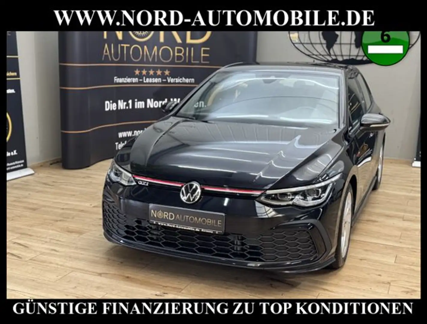 Volkswagen Golf GTI VIII Navi/LED/Spurhalte/ACC Nero - 1
