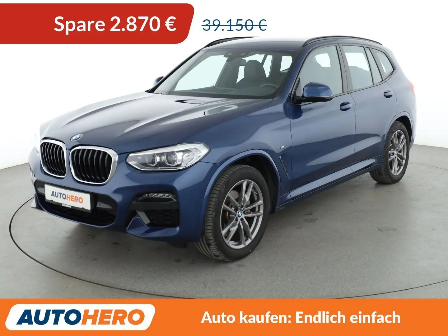 BMW X3 xDrive 20i M Sport Aut.*NAVI*LED*PDC*SHZ*TEMPO* Blau - 1