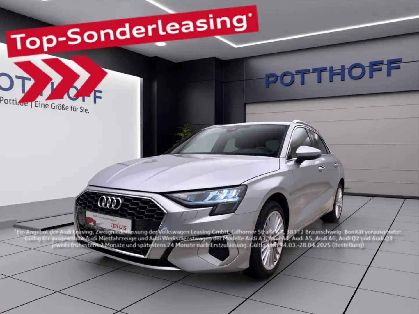 Audi A3 Sportback 35 TFSI ADVANCED SOUND KLIMA AHK LM17 Zilver - 1