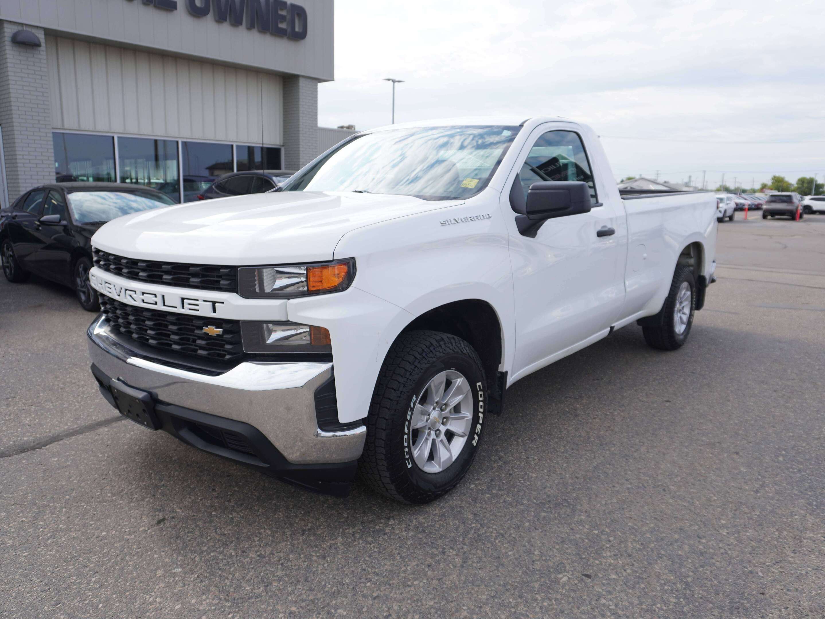 White 2021 Chevrolet Silverado 1500 Pickup Truck 4X2 Automatic
