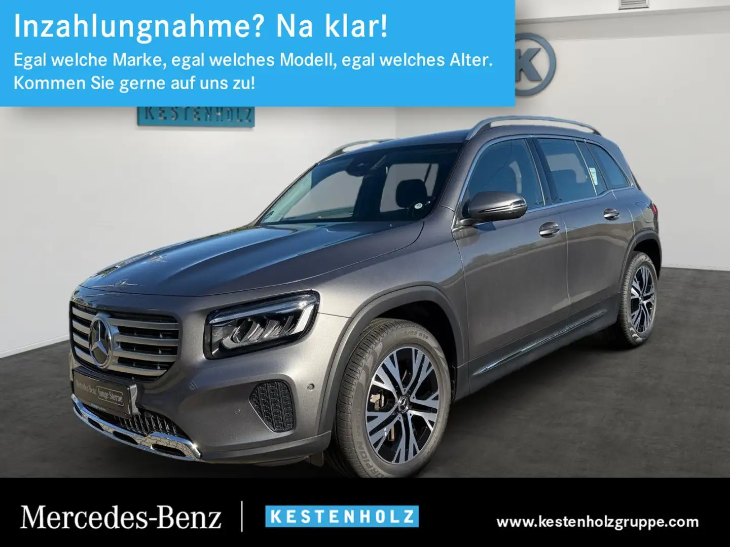 Mercedes-Benz GLB 220 4MATIC Progressive AHK+KAMERA+OFFROADPKT Grau - 1
