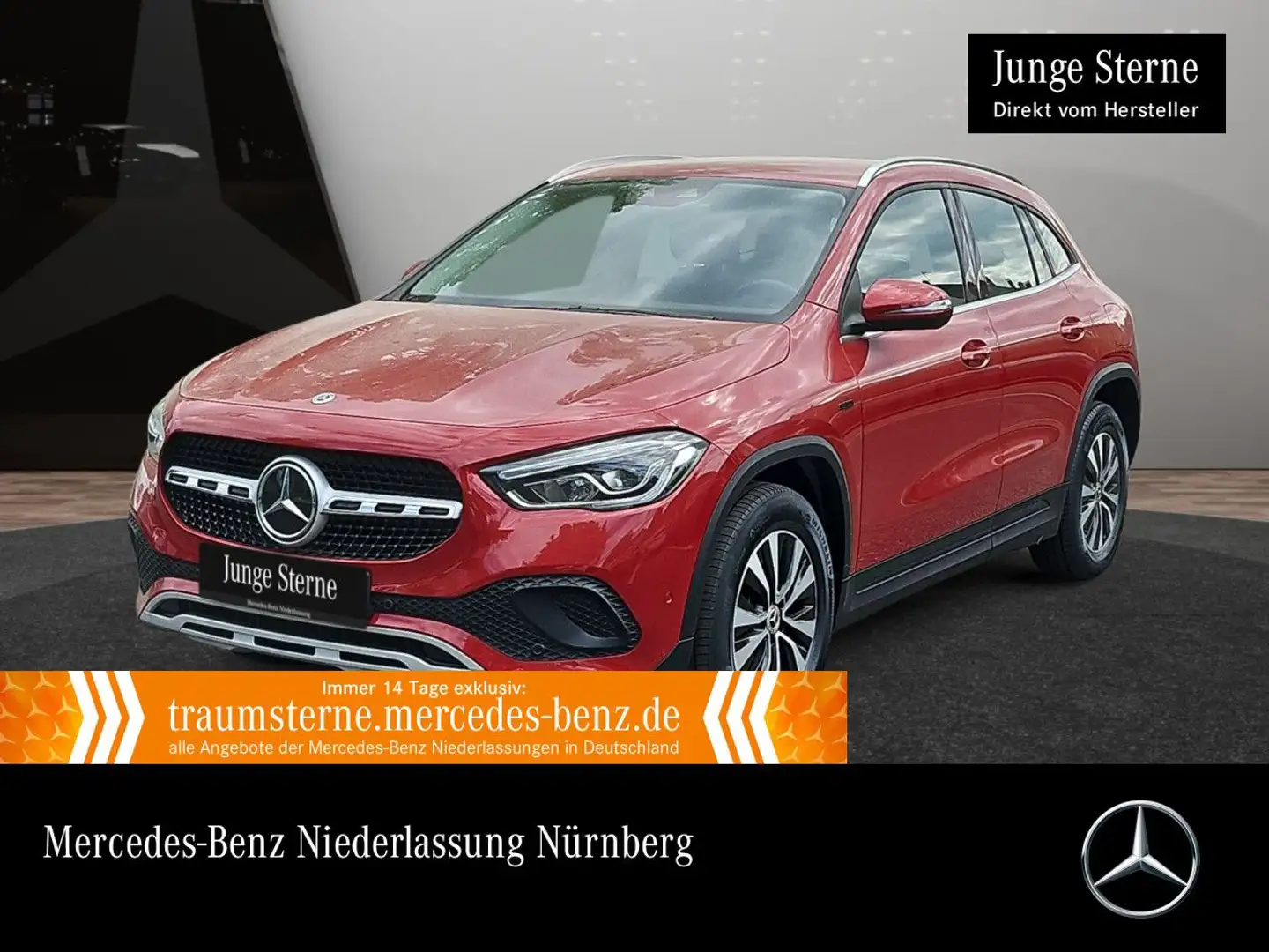 Mercedes-Benz GLA 250 e STYLE+AHK+LED+KAMERA+8G Červená - 1