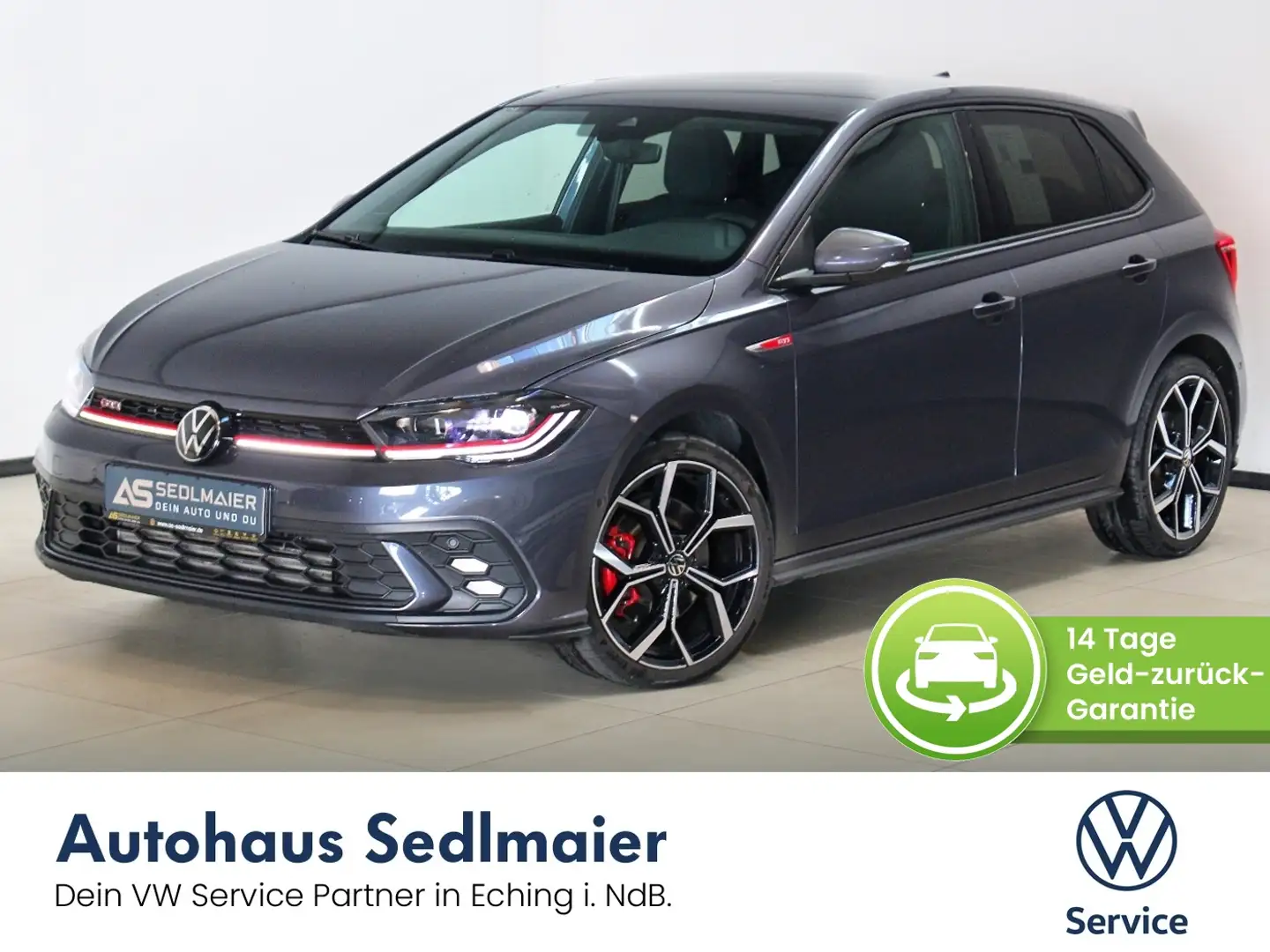 Volkswagen Polo VI 2.0 TSI GTI SHZ|APPs|ACC|MATRIX|Parklenk siva - 1