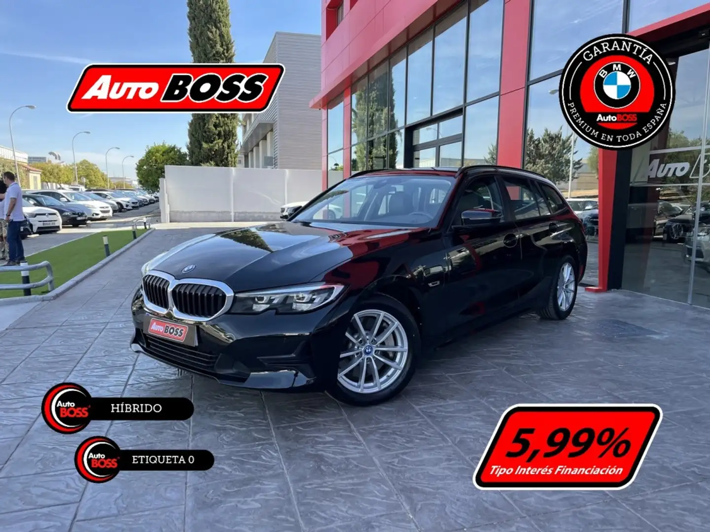 BMW 330 330e xDrive Touring Negro - 1