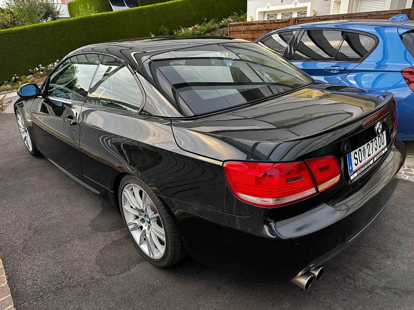 BMW 320 i Cabrio M-Paket neues Service neue Reifen Schwarz - 2