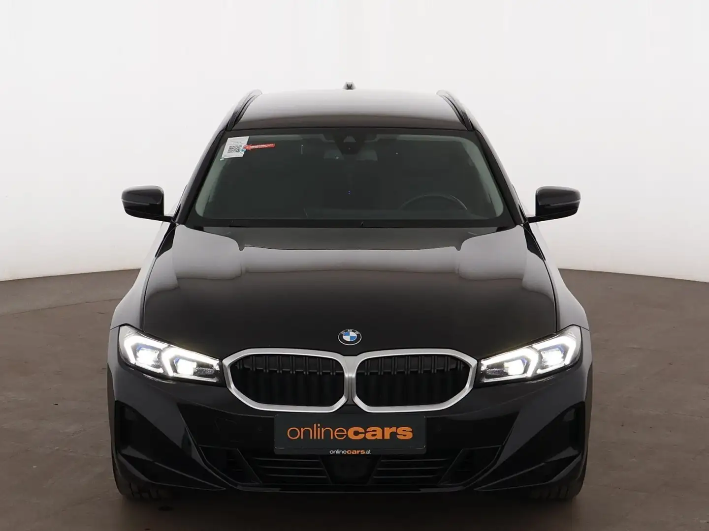 BMW 320 d Touring Aut LED HEAD-UP RADAR LEDER H/K NAVI Schwarz - 2