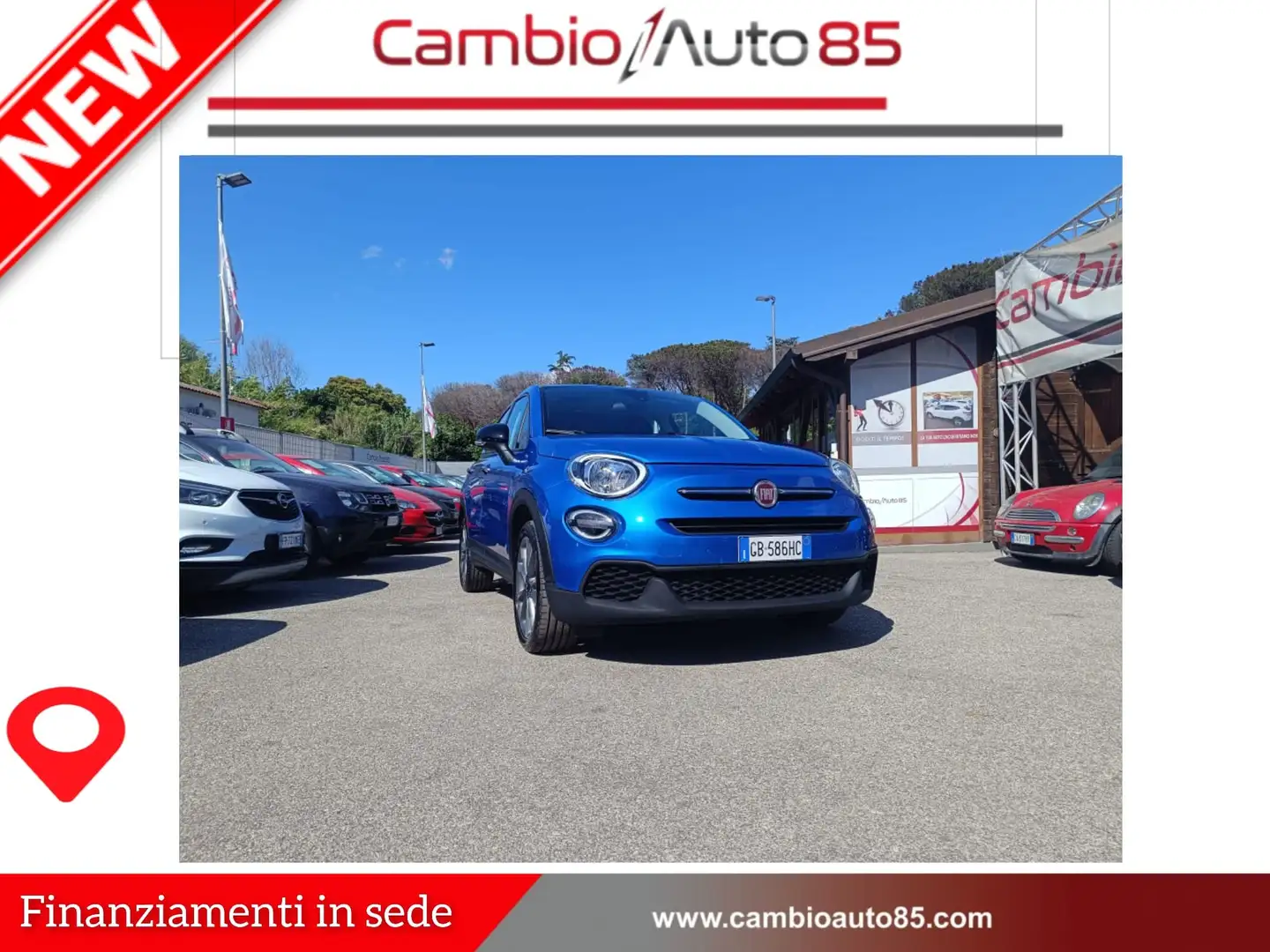 Fiat 500X 500 X 2018 1.0 T3 Urban 120cv Blu/Azzurro - 1
