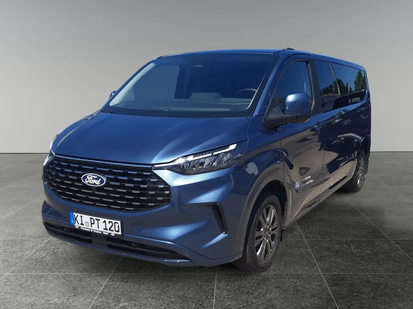 Ford Tourneo Custom 2.0 EcoBlue 320 L2 Titanium FWD, Blau - 1