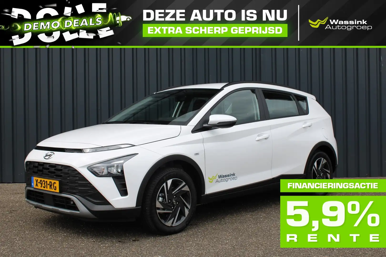 Hyundai BAYON DEMO DEAL I 1.0 T-GDI 100PK Comfort | Lichtmetalen Bianco - 1