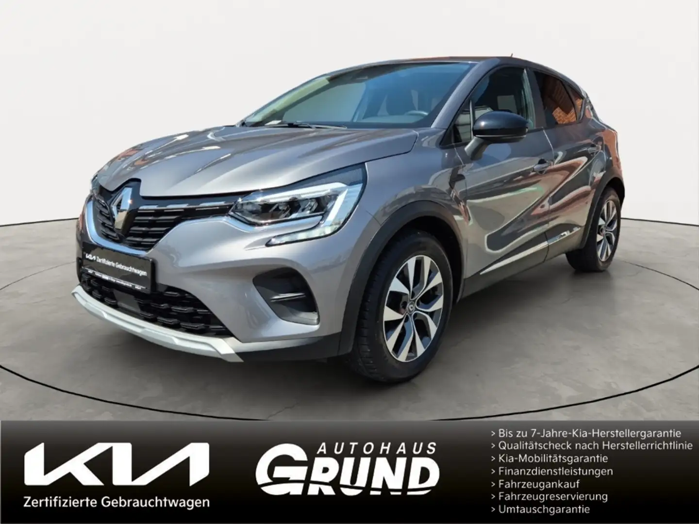 Renault Captur II 1.0 TCe EXPERIENCE AHK NAVI LED Grijs - 1