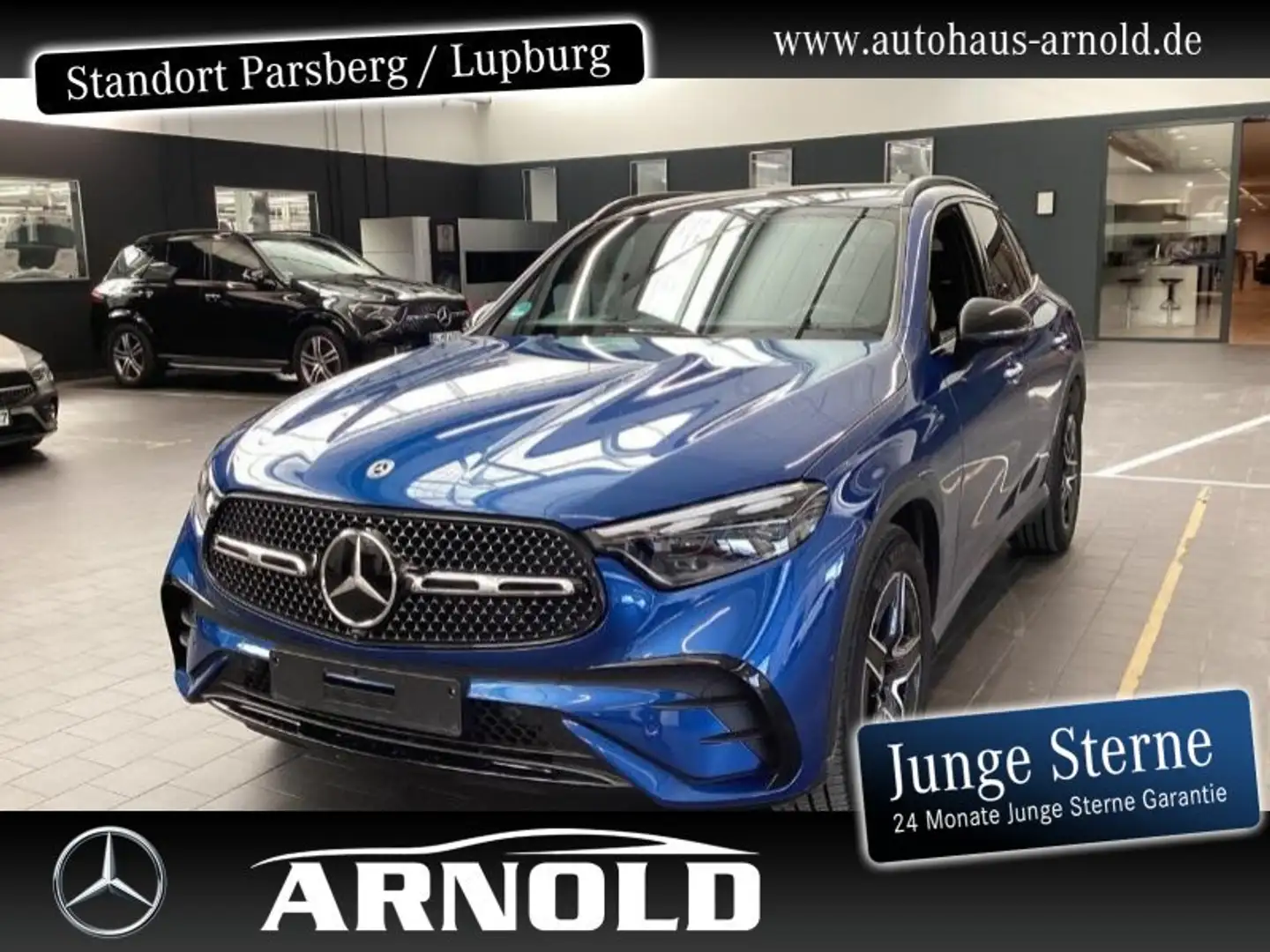 Mercedes-Benz GLC 450 GLC 450 d 4M AMG Line Night Pano Distr. 360° AHK Azul - 1