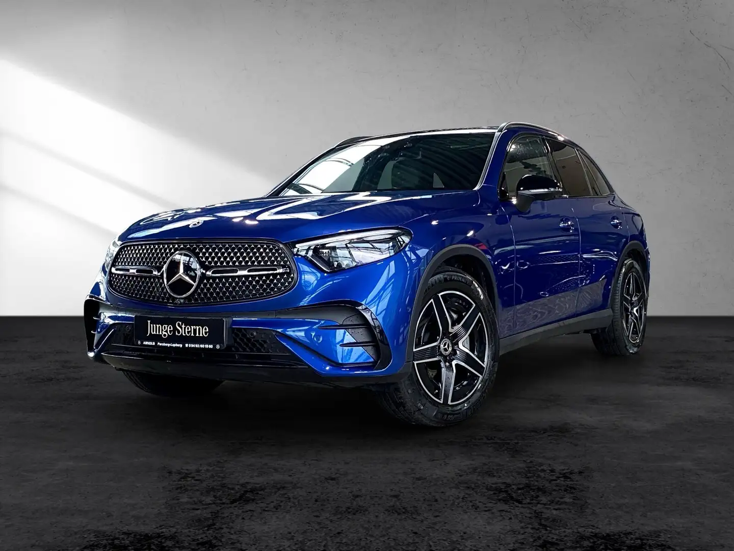 Mercedes-Benz GLC 450 GLC 450 d 4M AMG Line Night Pano Distr. 360° AHK Blau - 2