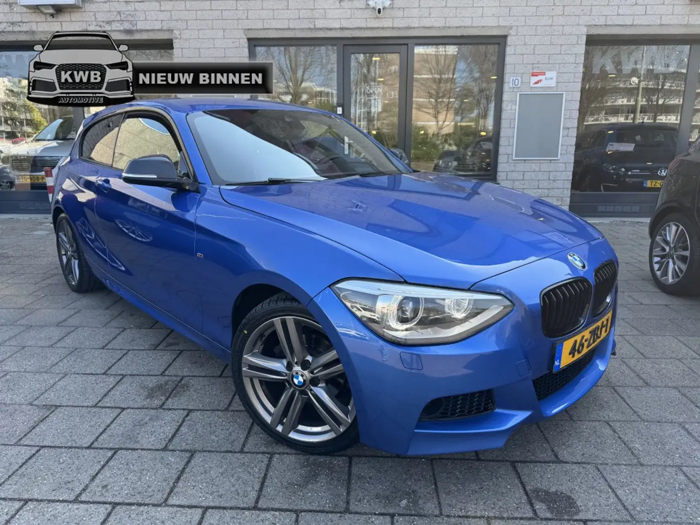 BMW 114 1-serie 114i M pakket 135i Look Leer Kék - 1