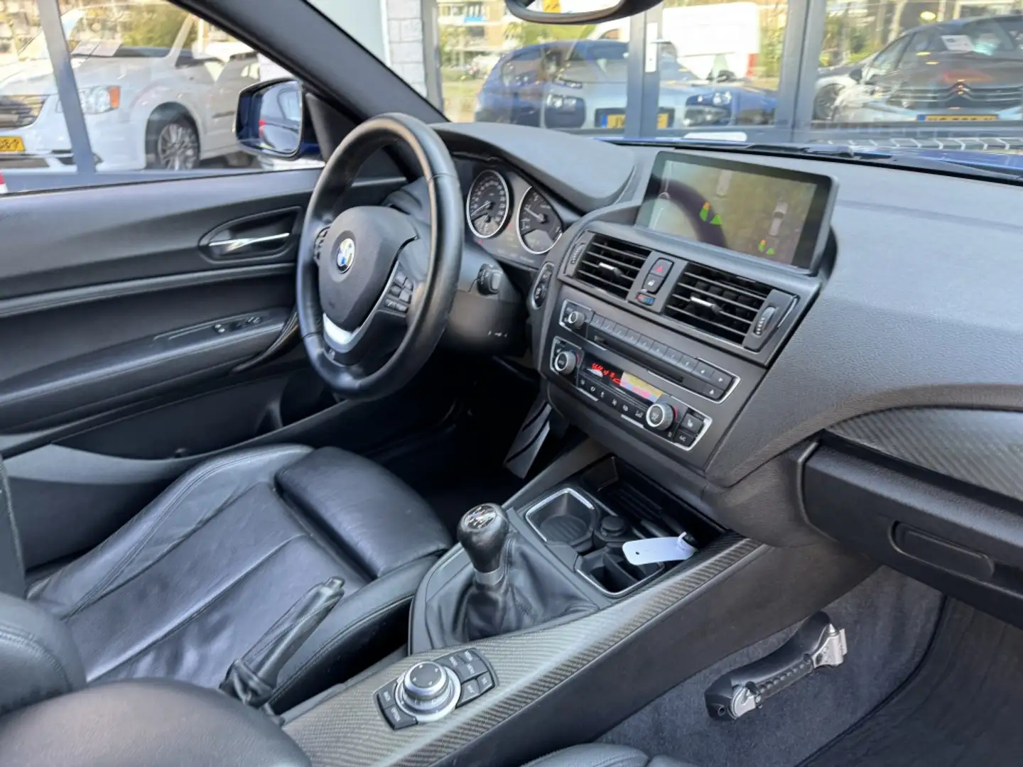 BMW 114 1-serie 114i M pakket 135i Look Leer Kék - 2