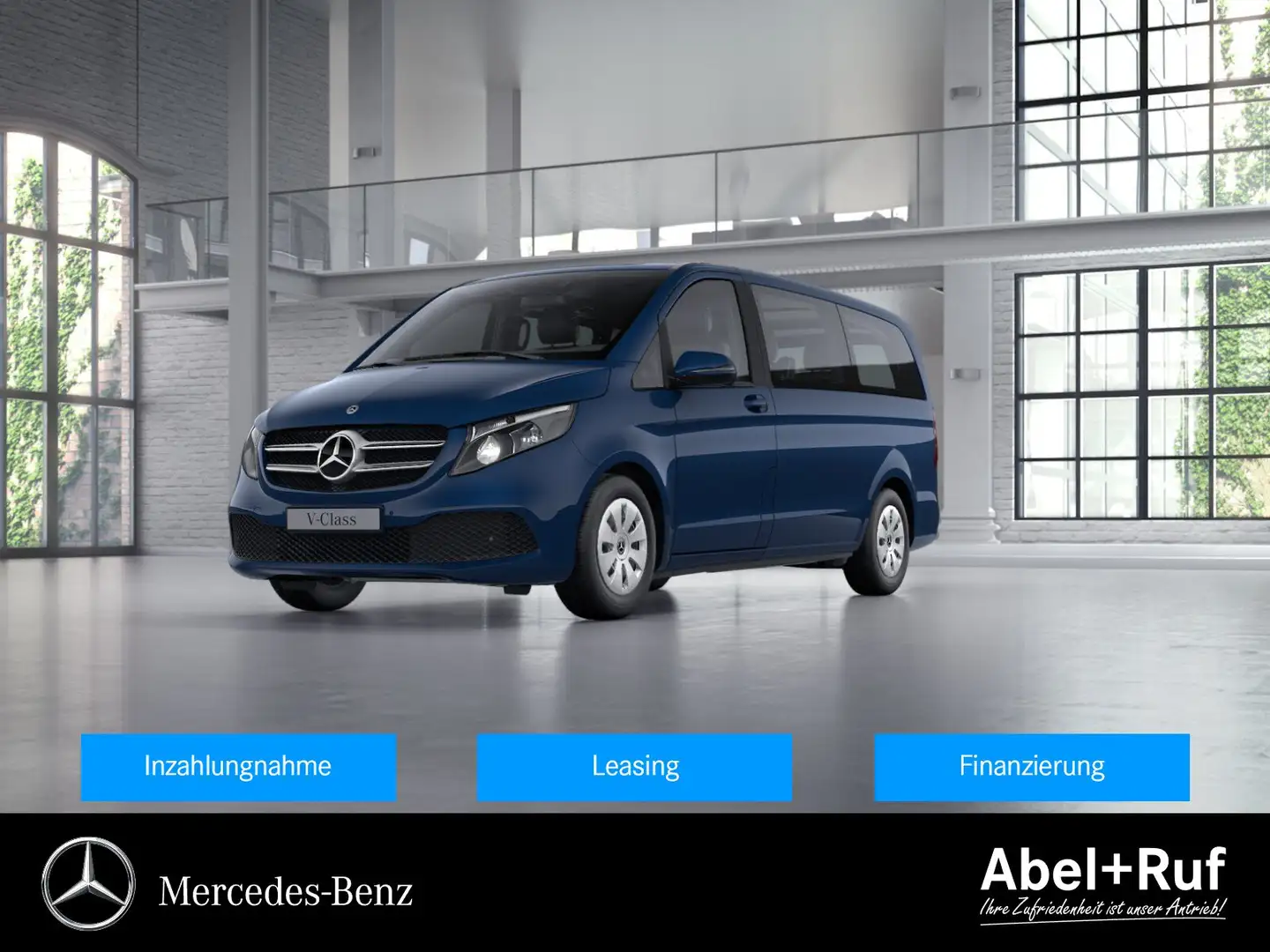 Mercedes-Benz V 220 d lang RISE+Kamera+SHz+DAB+AHK Blau - 1