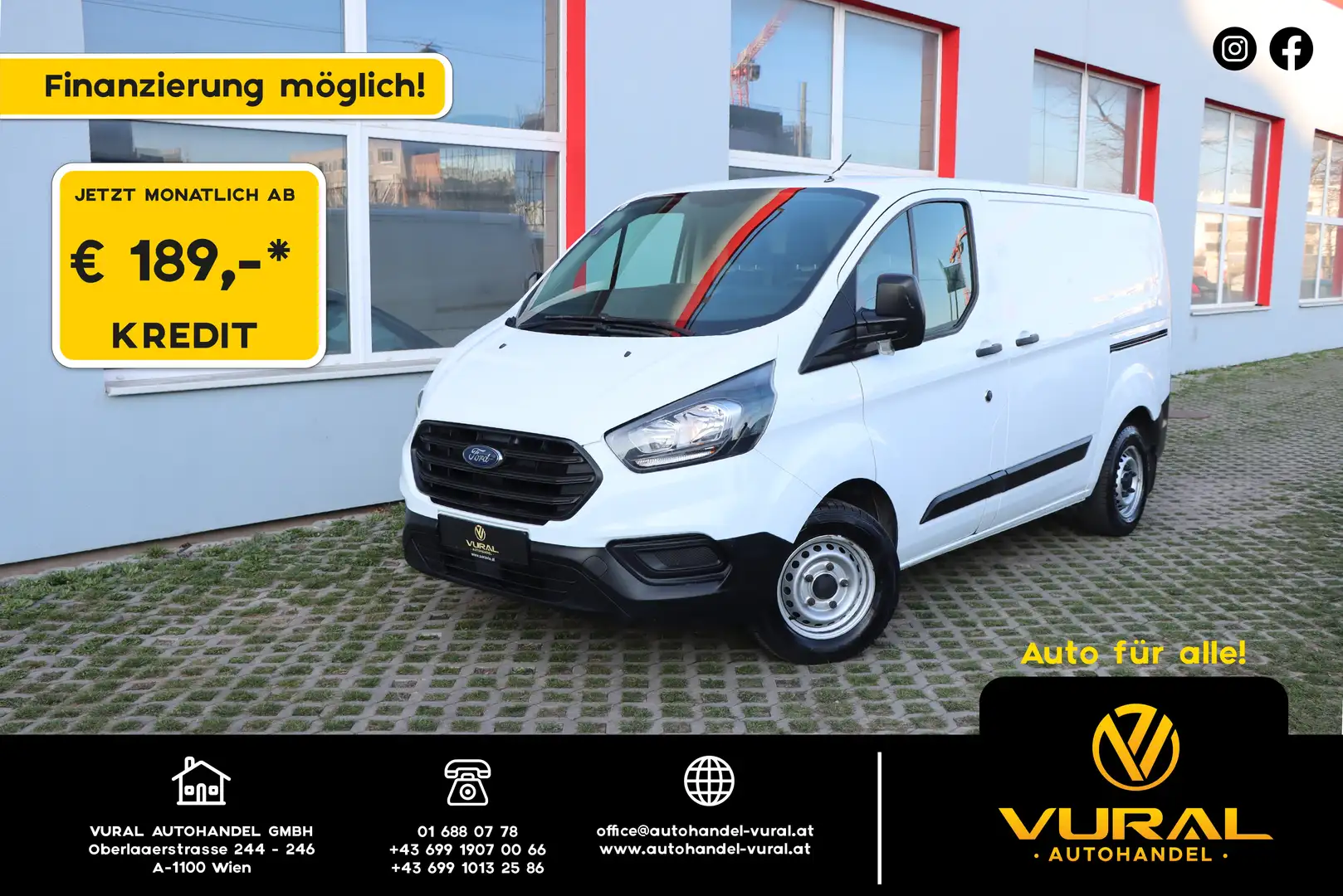 Ford Transit Custom Transit Custom Variobus 2,0 TDCI L1H1 320 Weiß - 1
