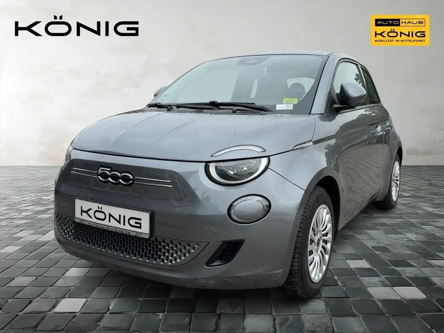 Fiat 500e 3+1 118PS 42kWh  KLIMA*CARPLAY*TEMPOMAT Grau - 1