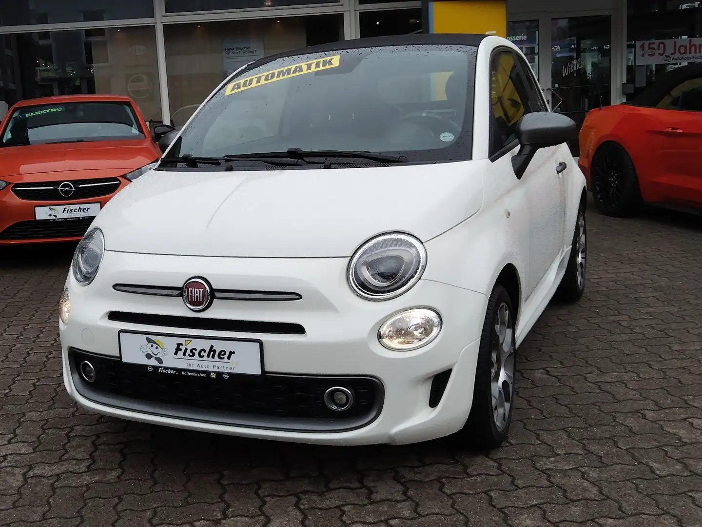 Fiat 500 S / FALTDACH / Sportsitze / Einparkhilfe Sensoren Blanc - 1