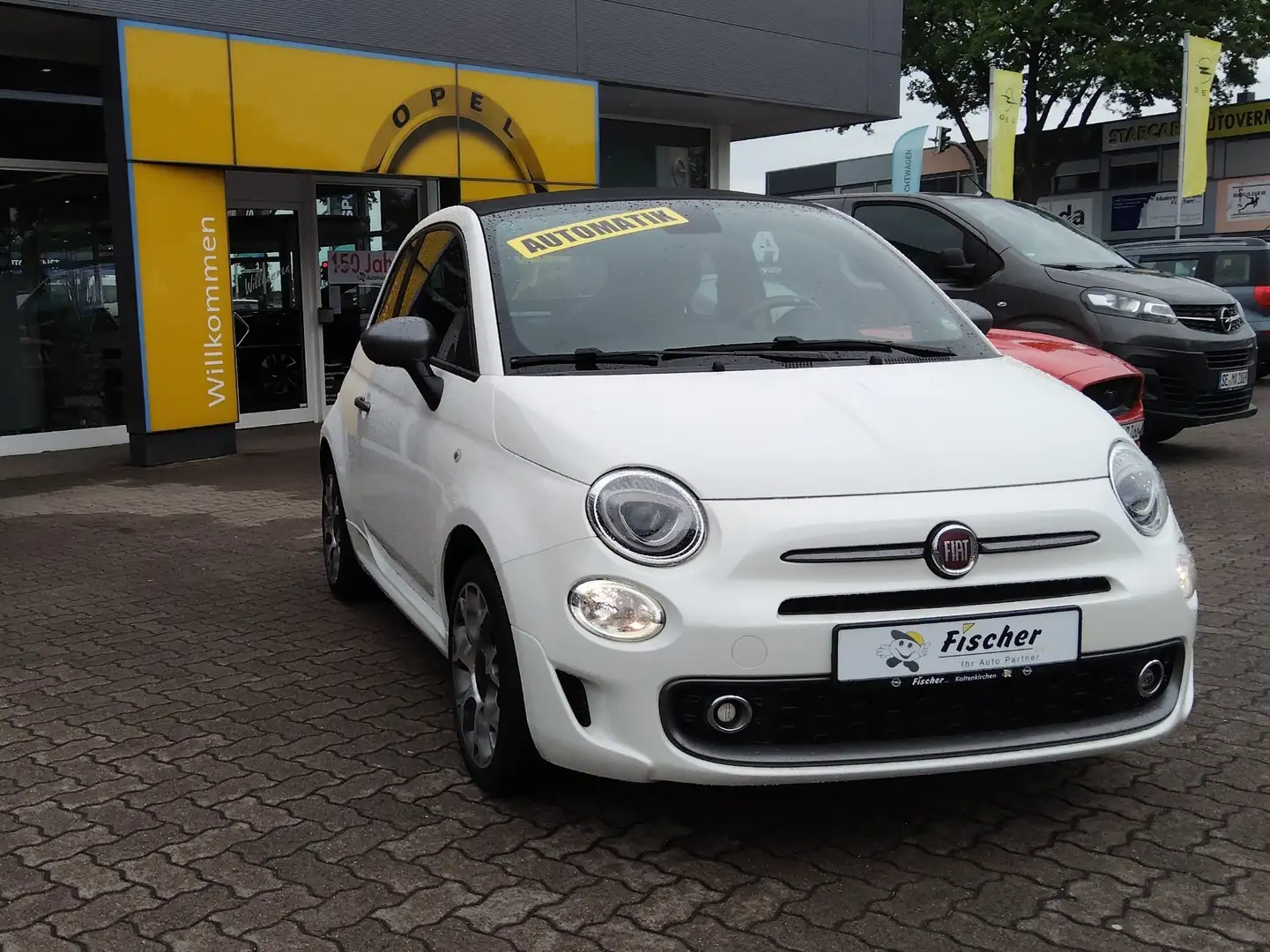Fiat 500 S / FALTDACH / Sportsitze / Einparkhilfe Sensoren Blanc - 2