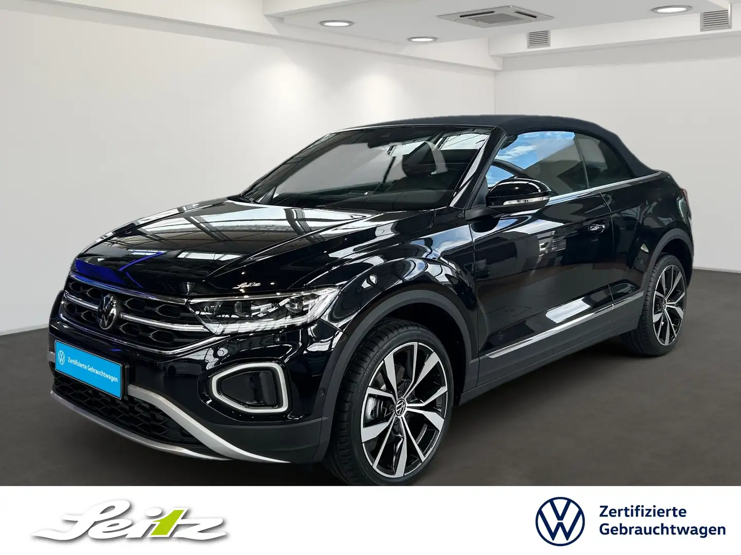 Volkswagen T-Roc Cabriolet 1.5 TSI Style *AHK*NAVI*KAMERA* Schwarz - 1