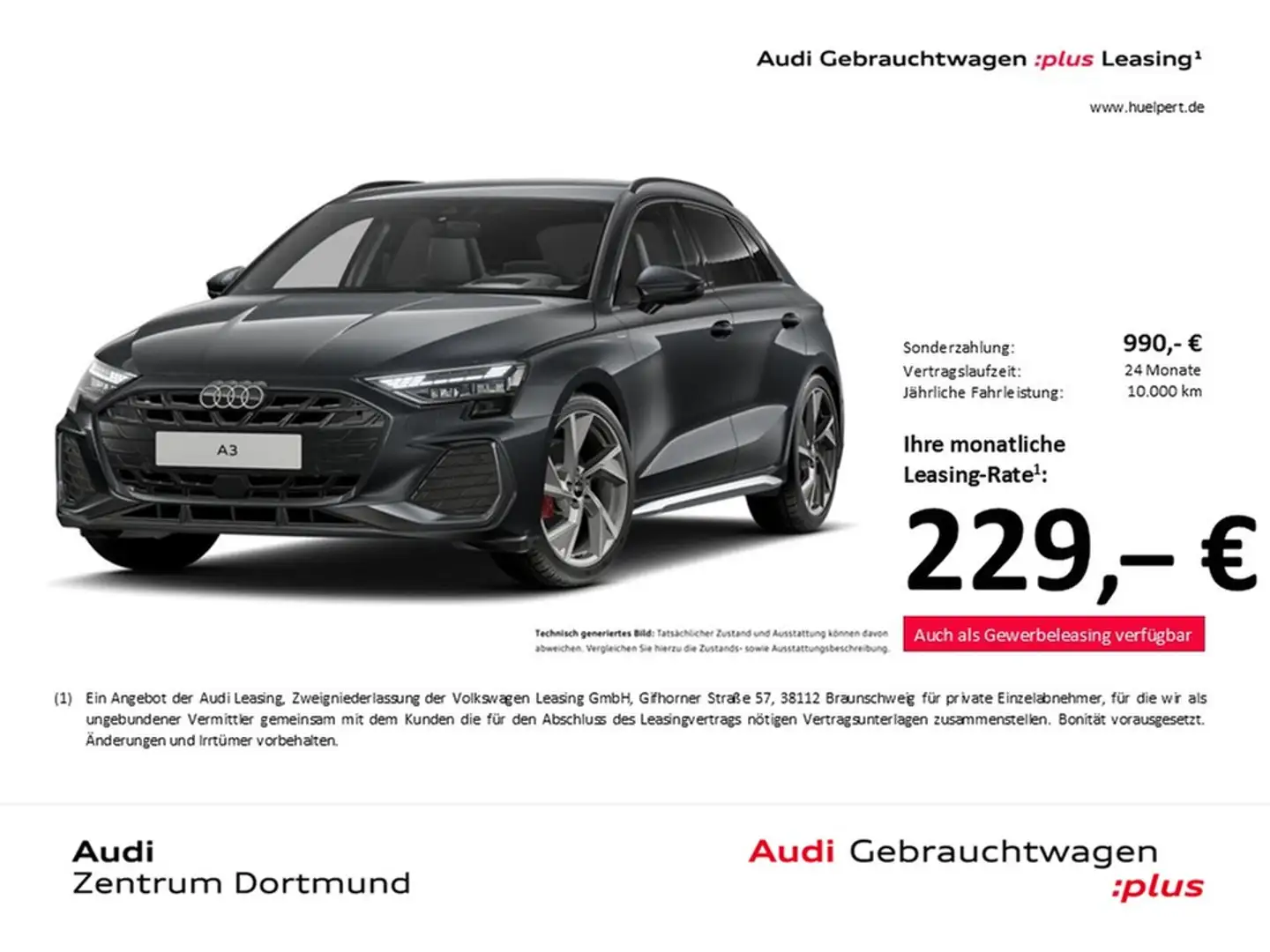 Audi A3 Sportback 35 S LINE FACELIFT AHK CAM ACC LM19 Gris - 1