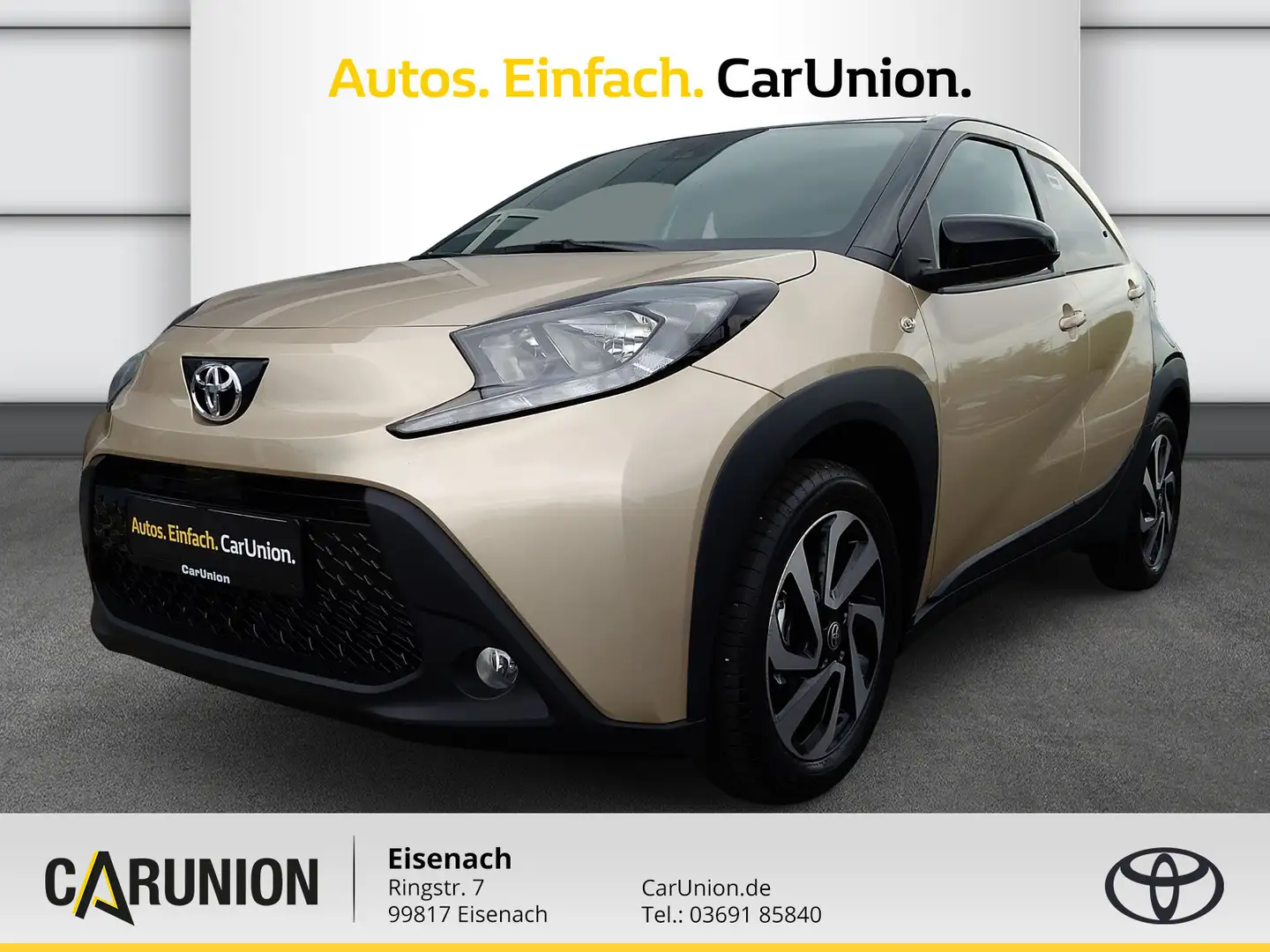 Toyota Aygo X 1,0 l Teamplayer/ Kam./ Sitzhzg. Beige - 1