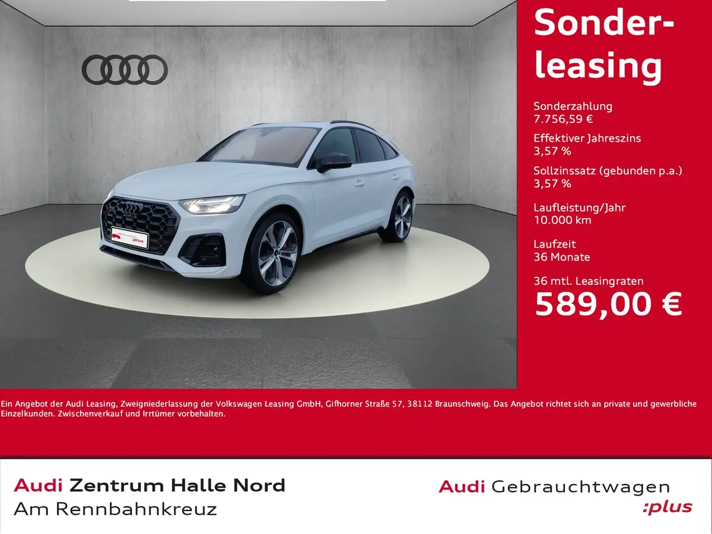 Audi SQ5 Sportback 3.0 TDI quattro Tiptronic Blanc - 1