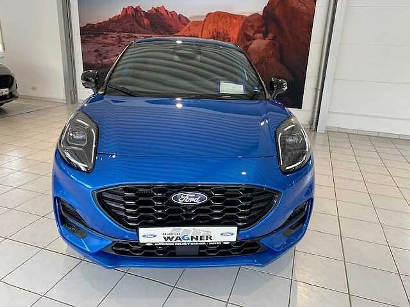 Ford Puma 1.0  Hybrid Aut. ST-LINE X/iACC/TWA/RFK Blau - 2