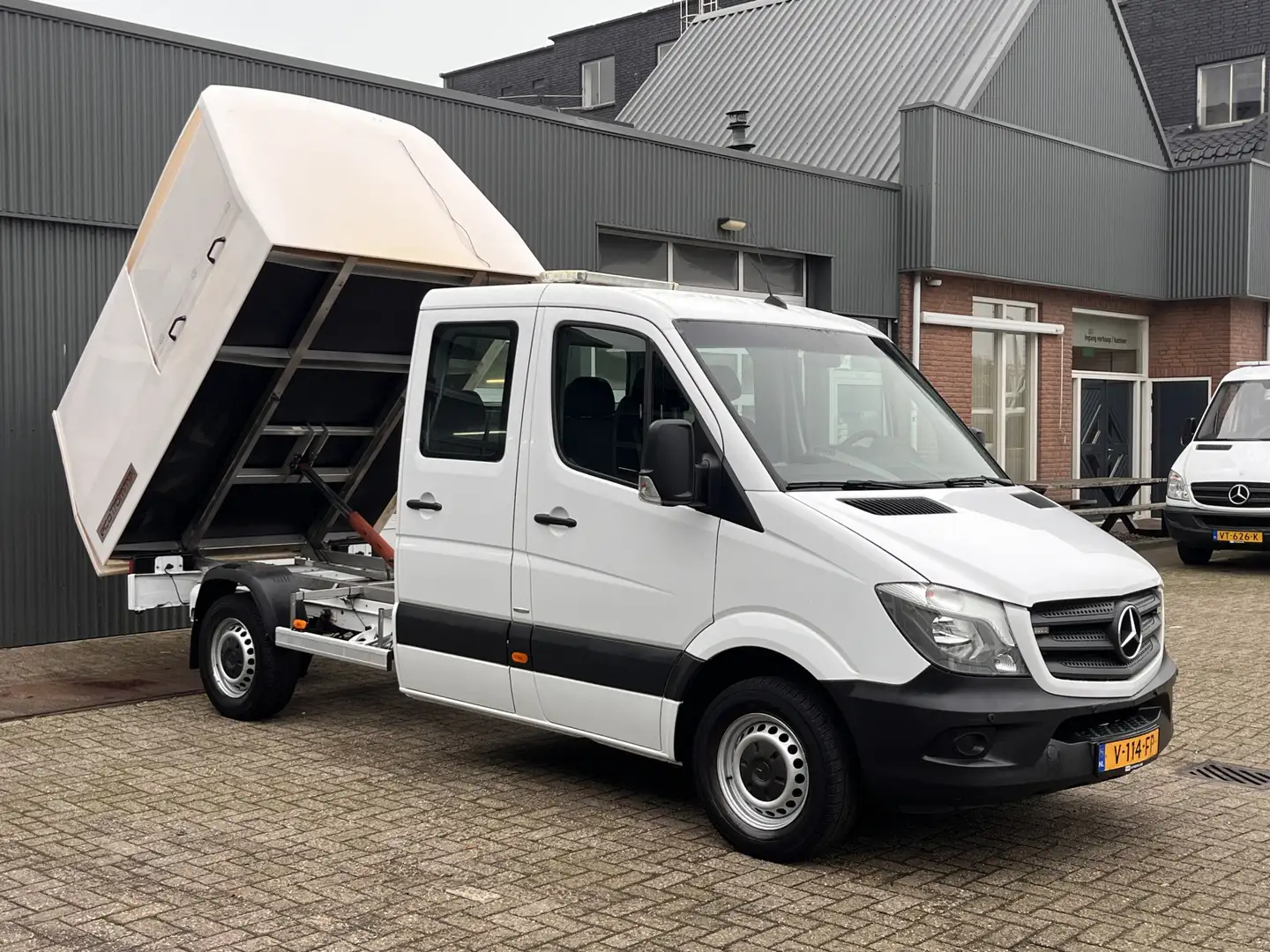 Mercedes-Benz Sprinter 311 2.2 CDI 366 DC Automaat Veegvuilkipper Kipper Wit - 1