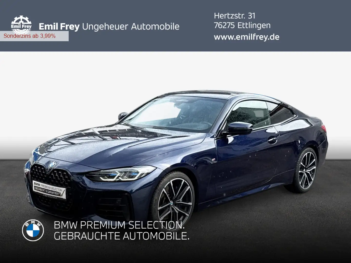 BMW M4 i xDrive *SHZ*HuD*H/K`* Синій - 1