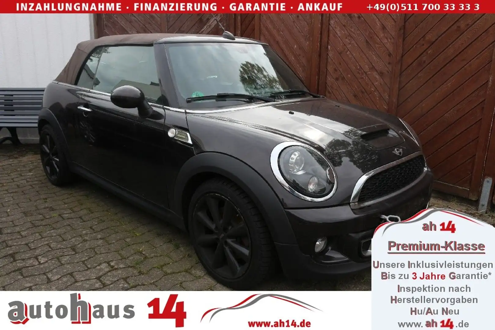 MINI Cooper S Cabrio - Highgate-Navi-Leder-h&k-BiXen Hnědá - 1