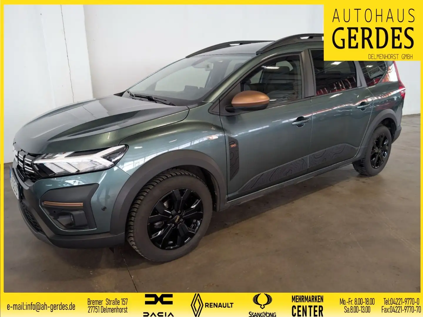 Dacia Jogger Extreme+ 1,0  TCe 110 Grün - 1