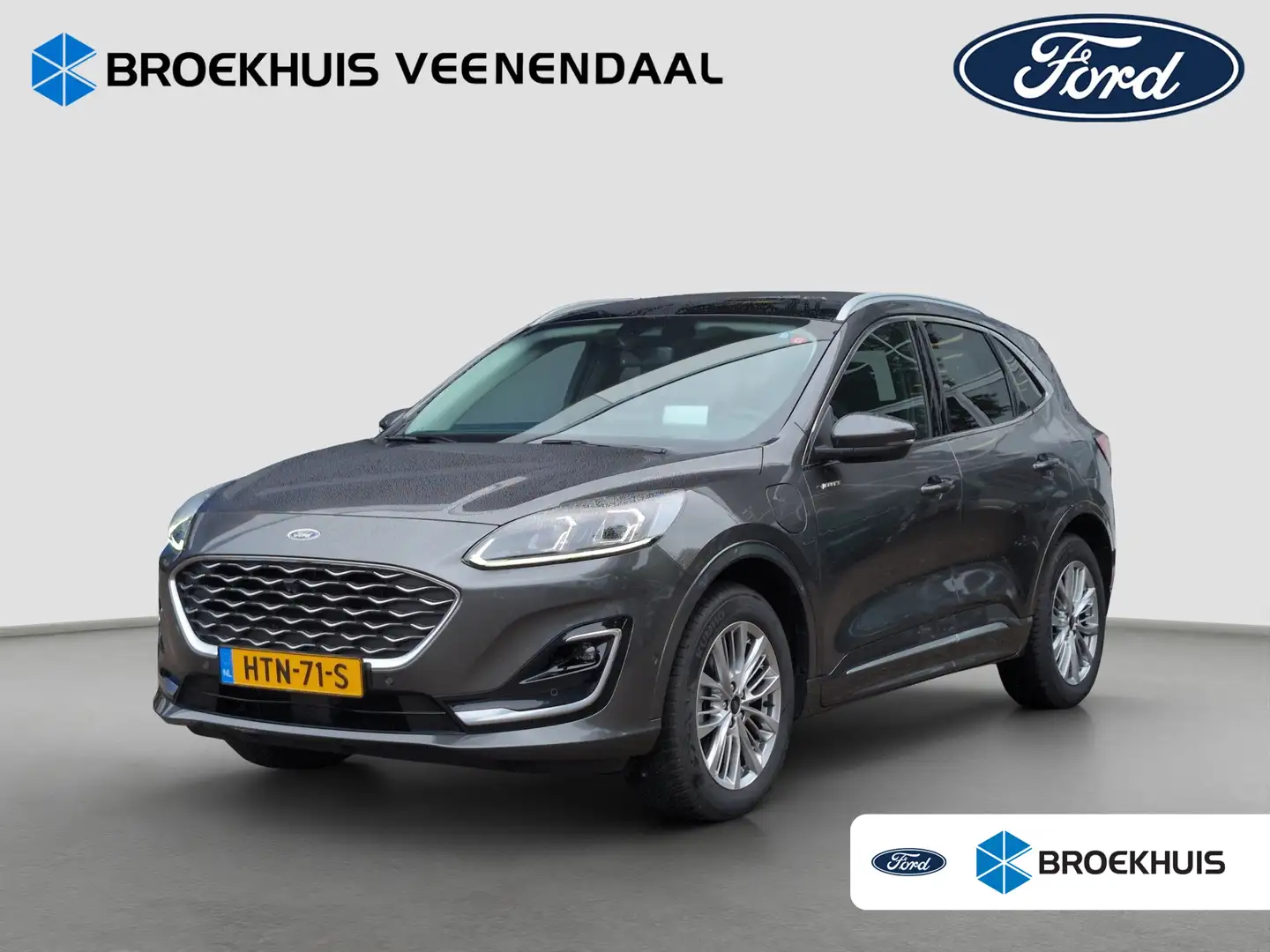 Ford Kuga 2.5 PHEV Vignale | Panoramadak | Adap. Cruise | Wi Grijs - 1