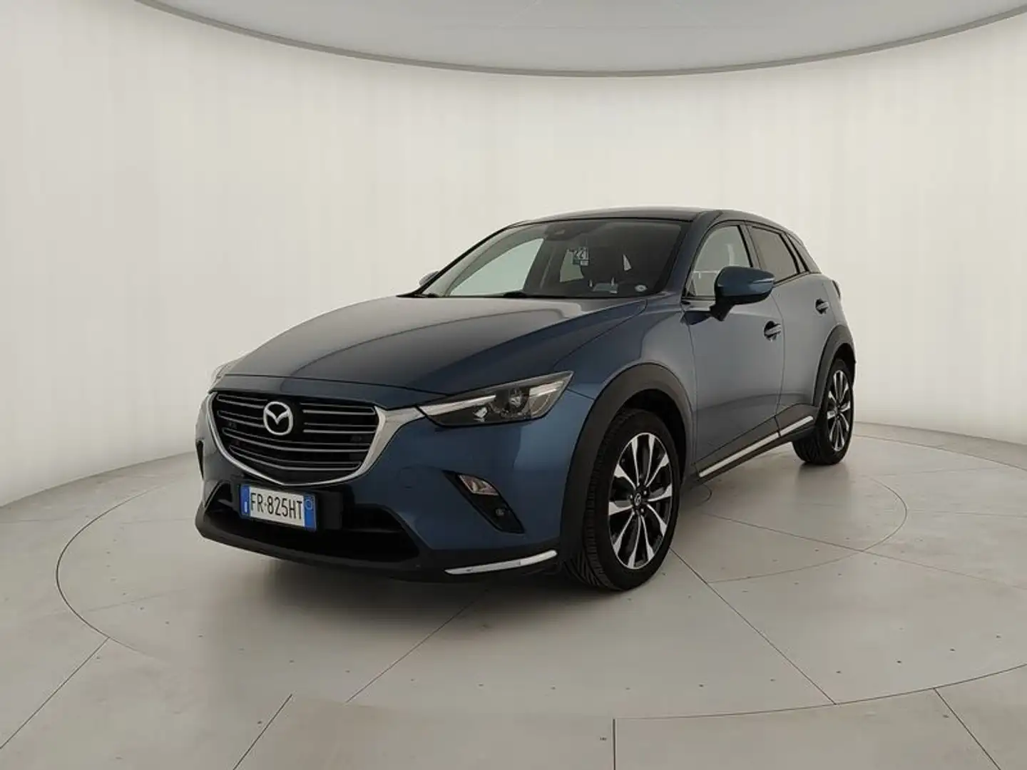 Mazda CX-3 1.8 Skyactiv-D Exceed navi i-Activsense Technology e Leather Pack White Bleu - 1