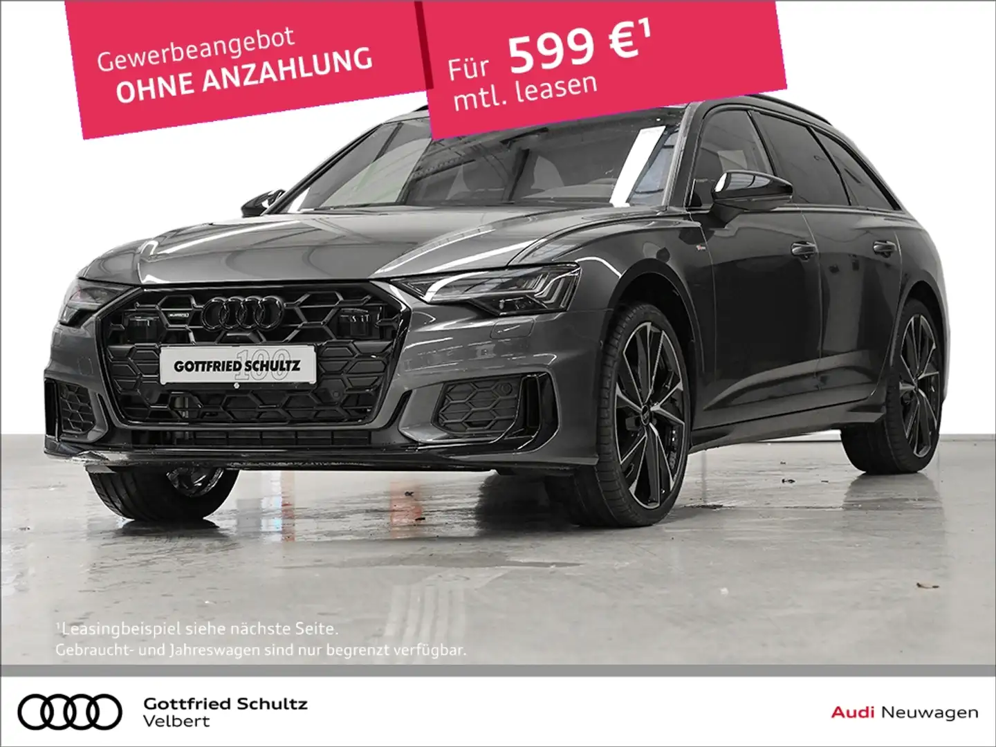 Audi A6 AVANT S LINE 40 TDI QUATTRO AHK- Panodach Grau - 1