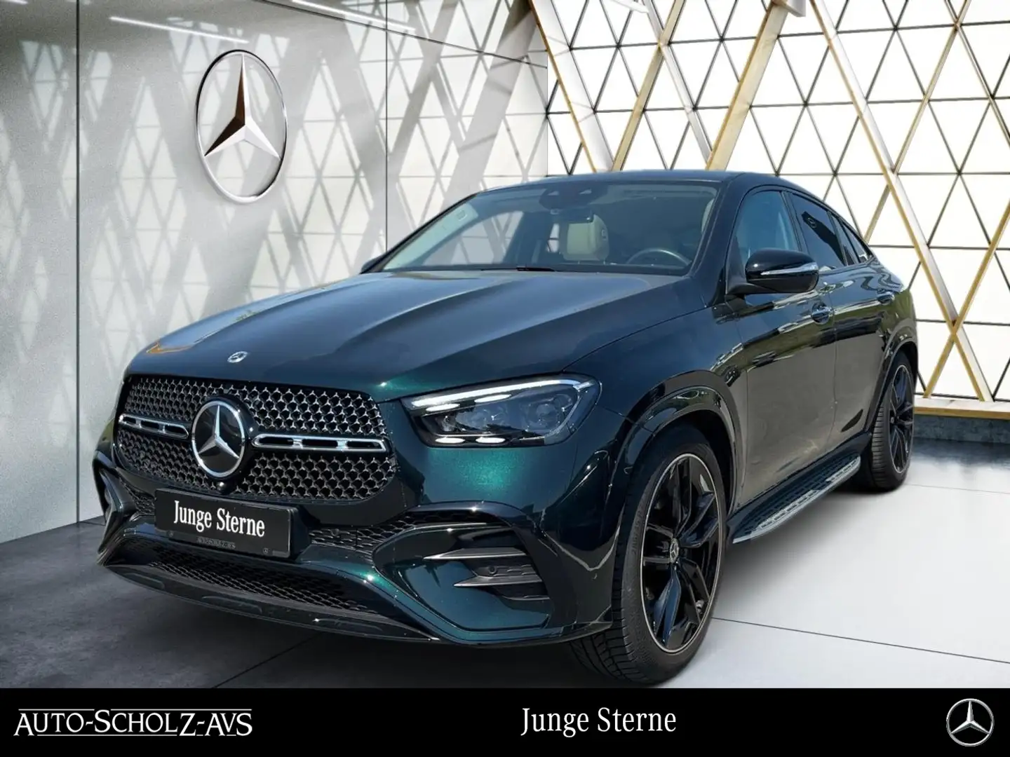 Mercedes-Benz GLE 450 d 4MATIC Coupé AMG 360°HUD*Pano*AHK*Burm Zelená - 1
