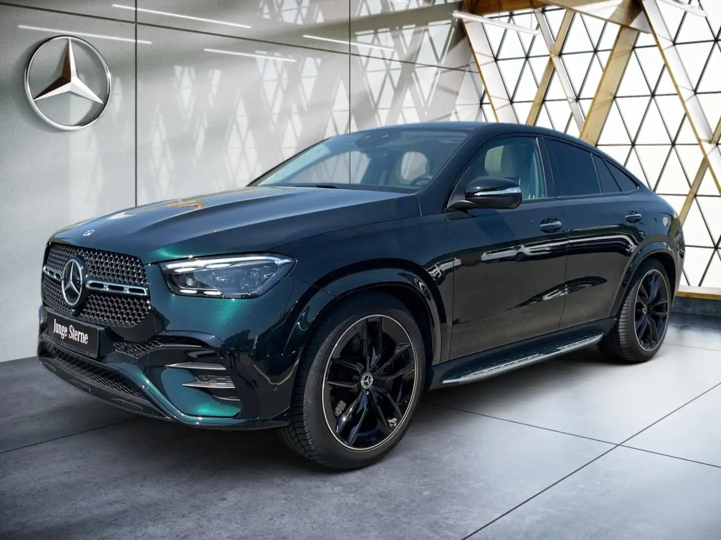 Mercedes-Benz GLE 450 d 4MATIC Coupé AMG 360°HUD*Pano*AHK*Burm Zelená - 2