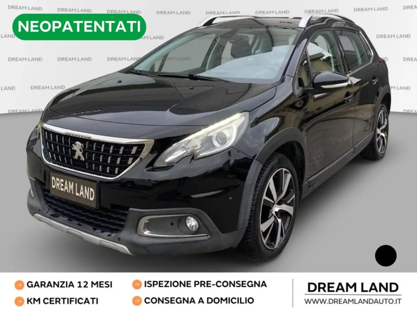 Peugeot 2008 BlueHDi 100 Allure NEOPATENTATI Nero - 1