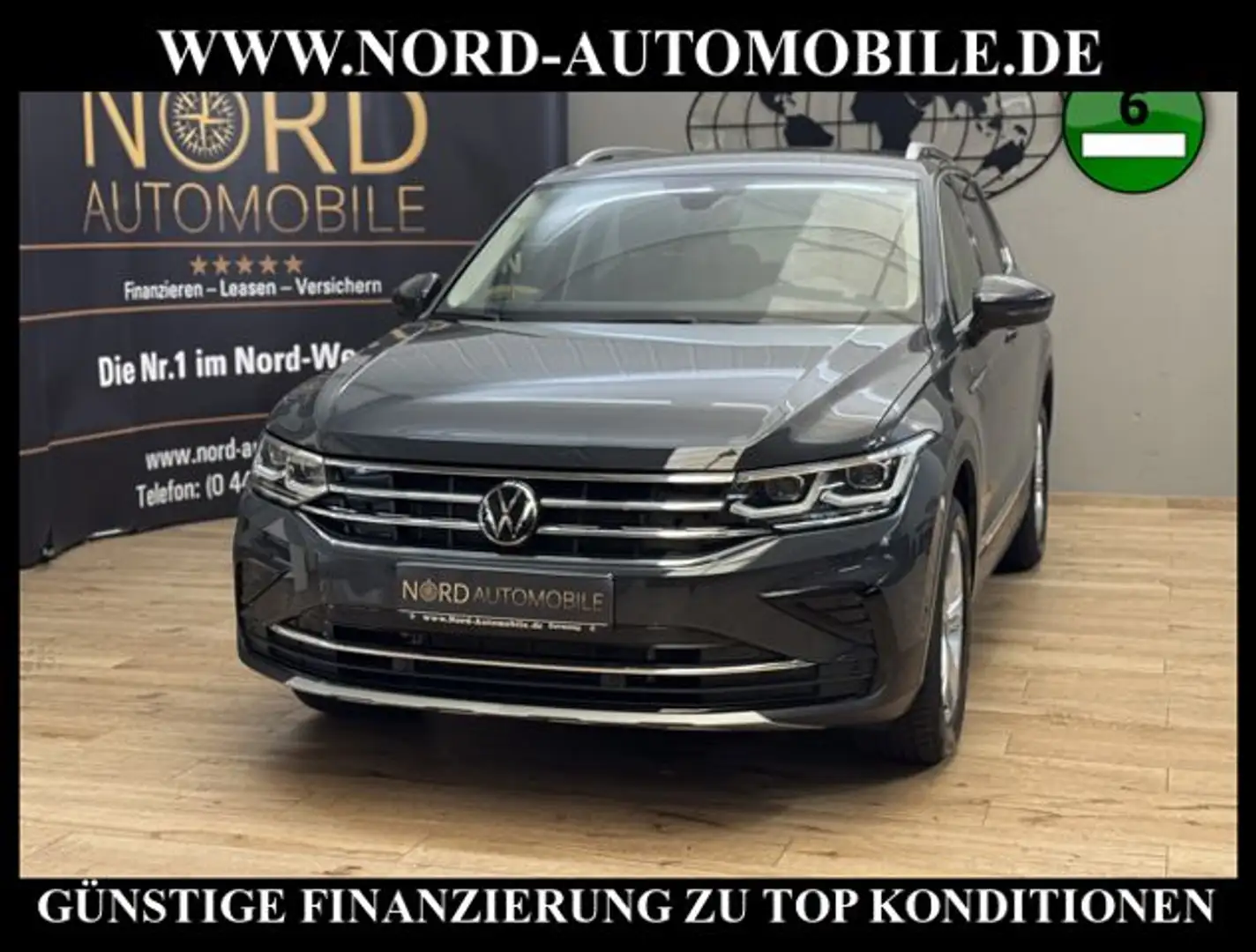 Volkswagen Tiguan Elegance 4MOT 2.0 TDI DSG AHK/Kamera/StHZ Elegance Grau - 1