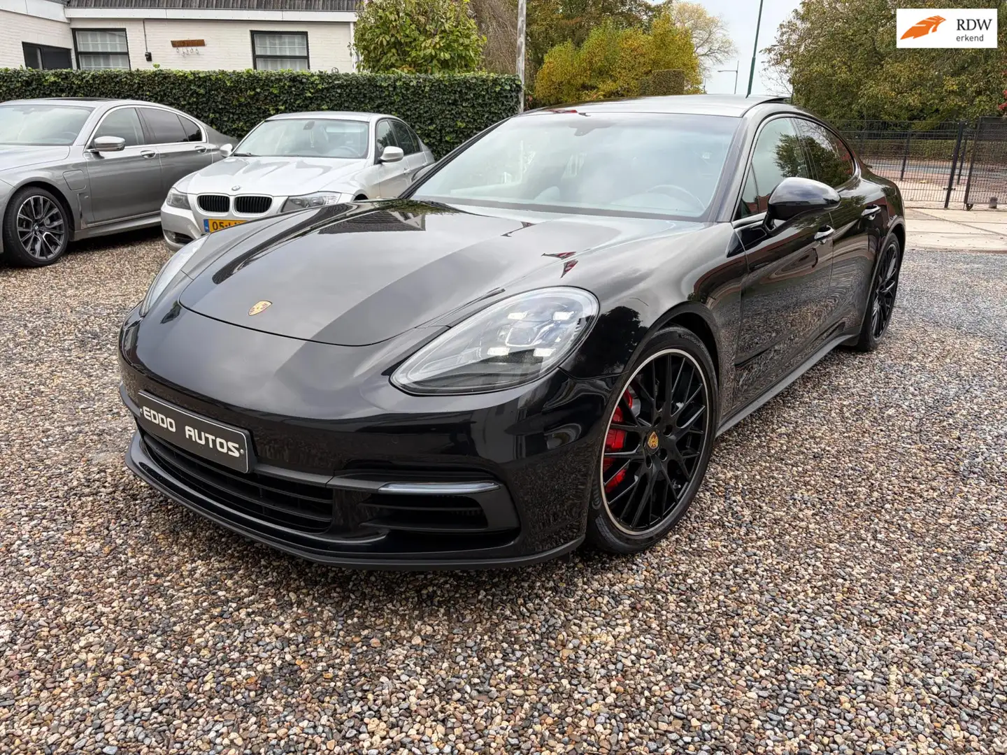 Porsche Panamera 2.9 4 E-Hybrid Black Edit. Pano Sfeer Noir - 1
